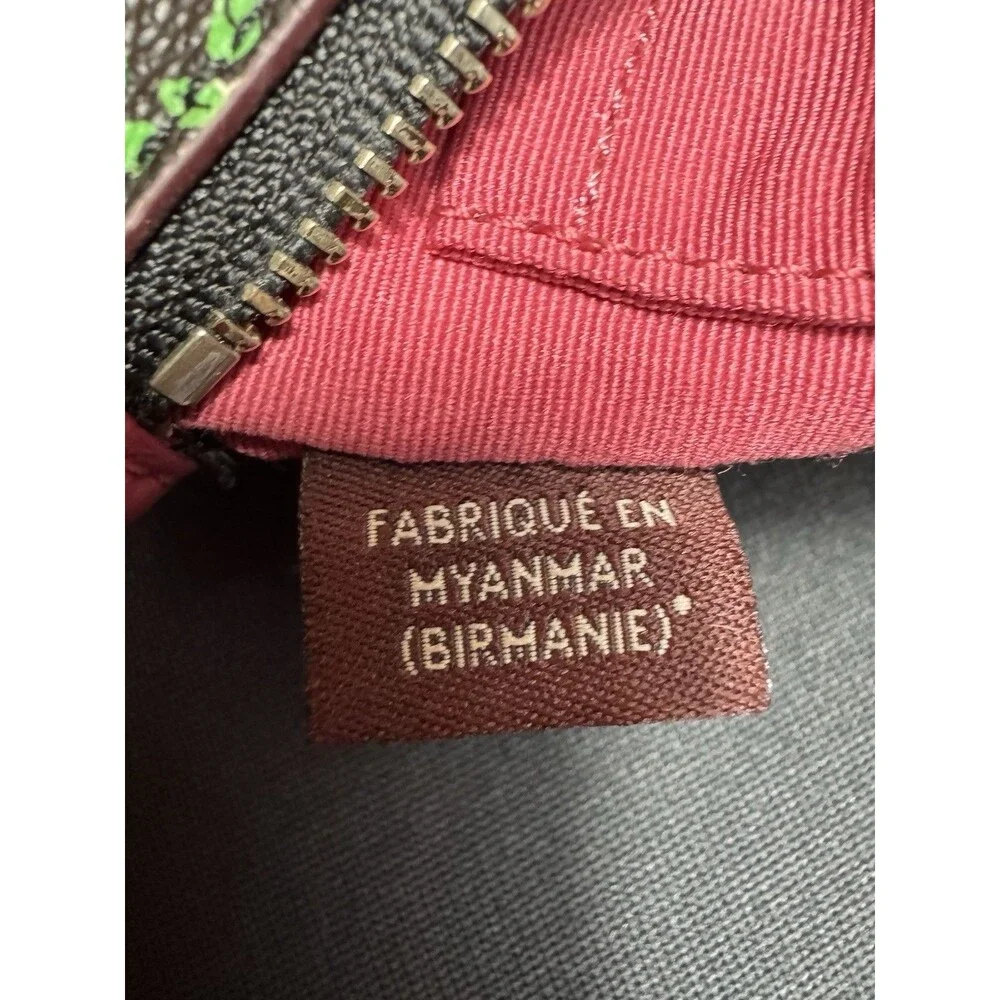 Coach Posey Cluster Floral Wristlet Wallet Travel Pink Mini Bag Flowers - Picture 9 of 9